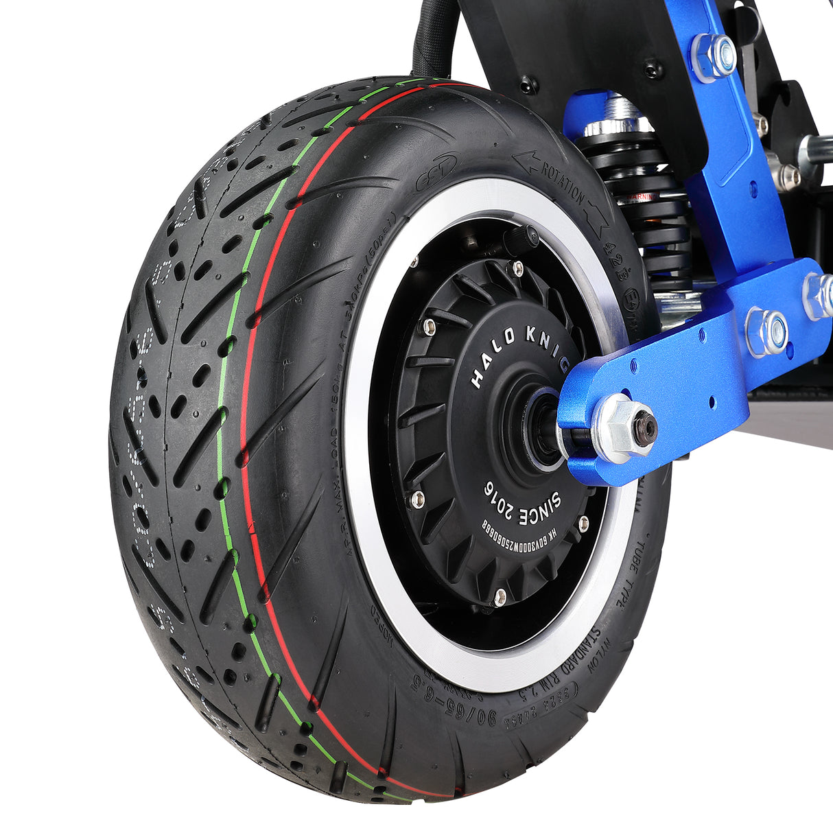 HALO KNIGHT T108 Pro 11" Trottinette électrique pliante tout-terrain 3000W*2 Moteur 60V 38,4Ah Batterie