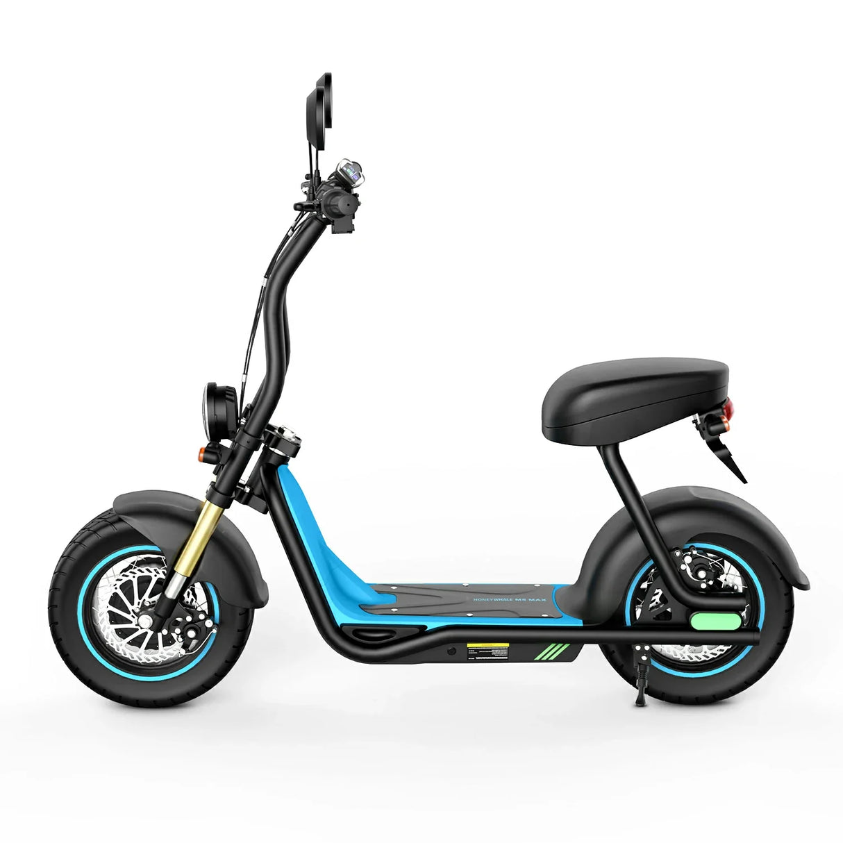 HONEYWHALE M5 MAX 14" Trottinette électrique de transport avec siège 1000W Moteur 54,6V 13Ah Batterie