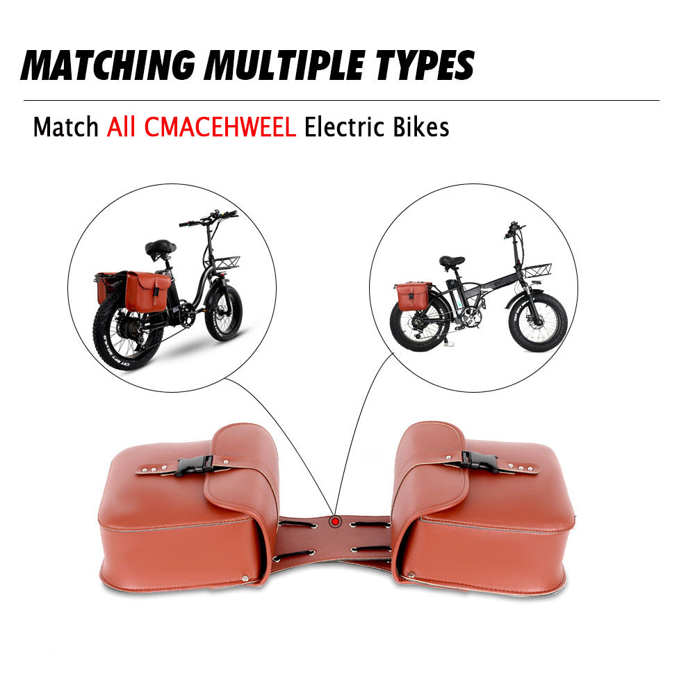 Gleeride Pièces de sac de siège arrière Cmacewheel Tail Pack pour vélos électriques