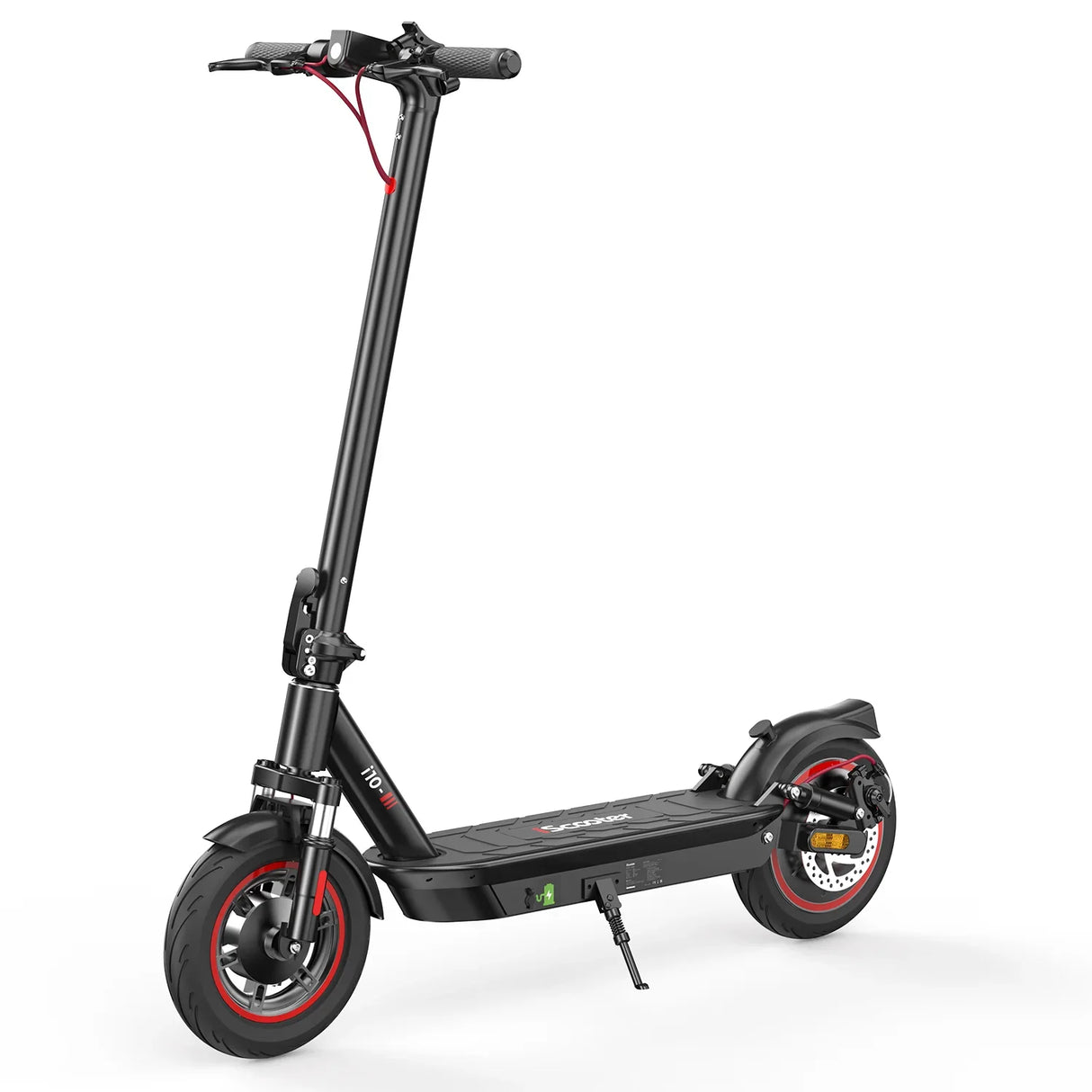 ISCOOTER I10 10" Trottinette électrique pliable pour transport en commun, moteur 650 W, batterie 42 V 15 Ah