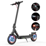 ISCOOTER I10 10" Trottinette électrique pliable pour transport en commun, moteur 650 W, batterie 42 V 15 Ah