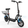 ISCOOTER I12 12" Trottinette électrique de transport avec siège et panier de transport 500W Moteur 36V 7,5Ah Batterie