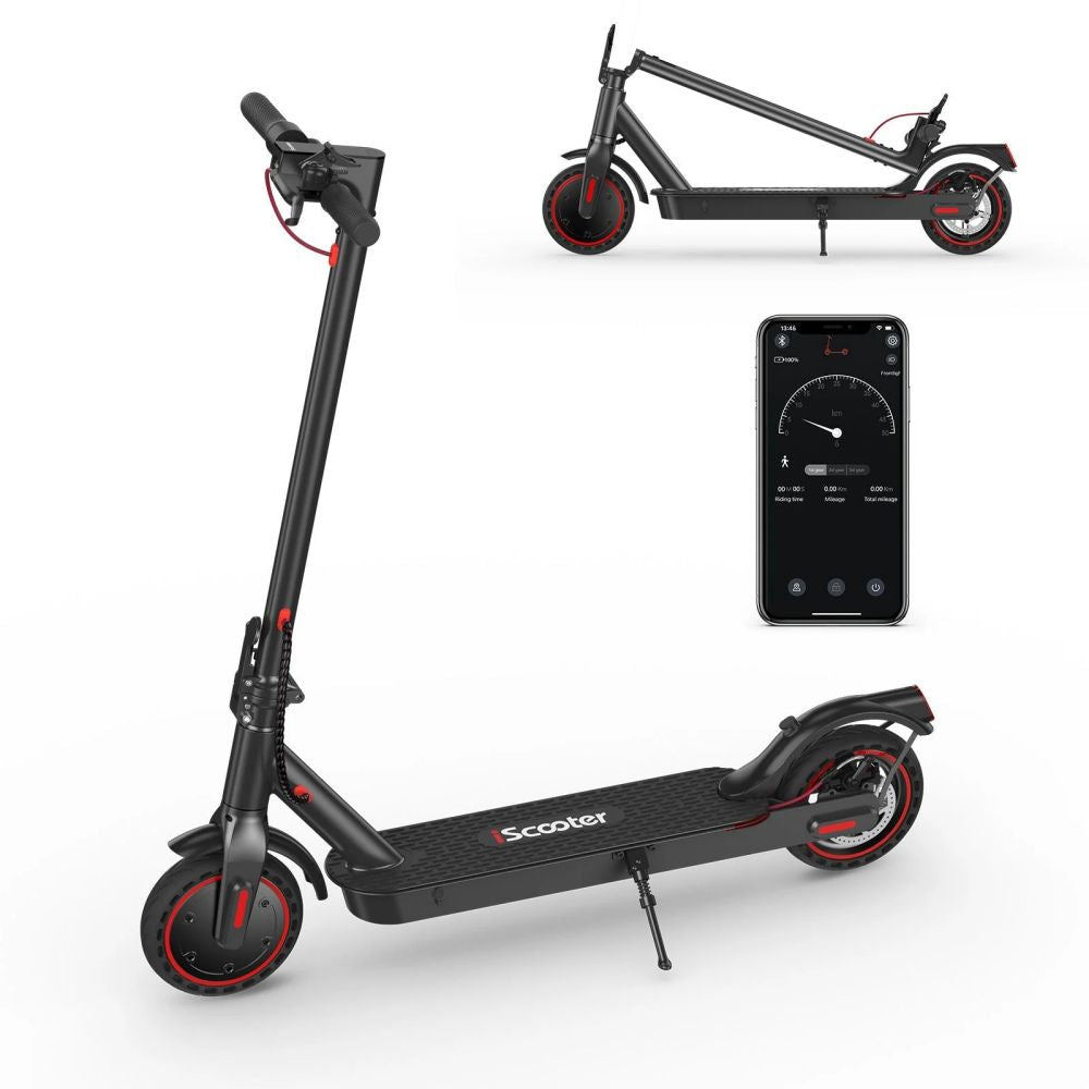 ISCOOTER I9 8,5" Trottinette électrique pliable pour transport en commun 350W Moteur 42V 7,5Ah Batterie