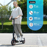 ISCOOTER I9 8.5" Trottinette électrique pliable pour transport en commun, moteur 350 W, batterie 42 V 7,5 Ah