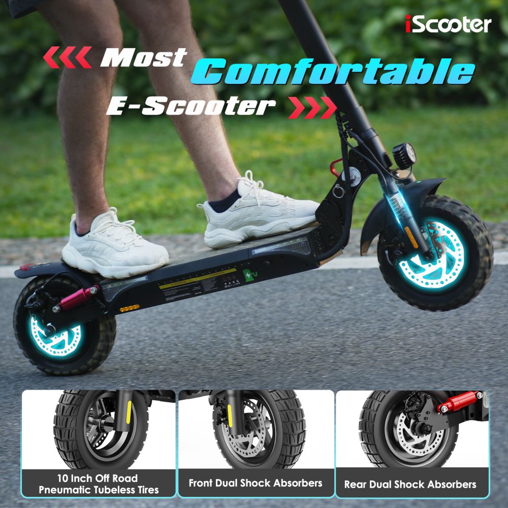 ISCOOTER IX3 10" Trottinette électrique tout-terrain Moteur 800W Batterie 48V 10Ah