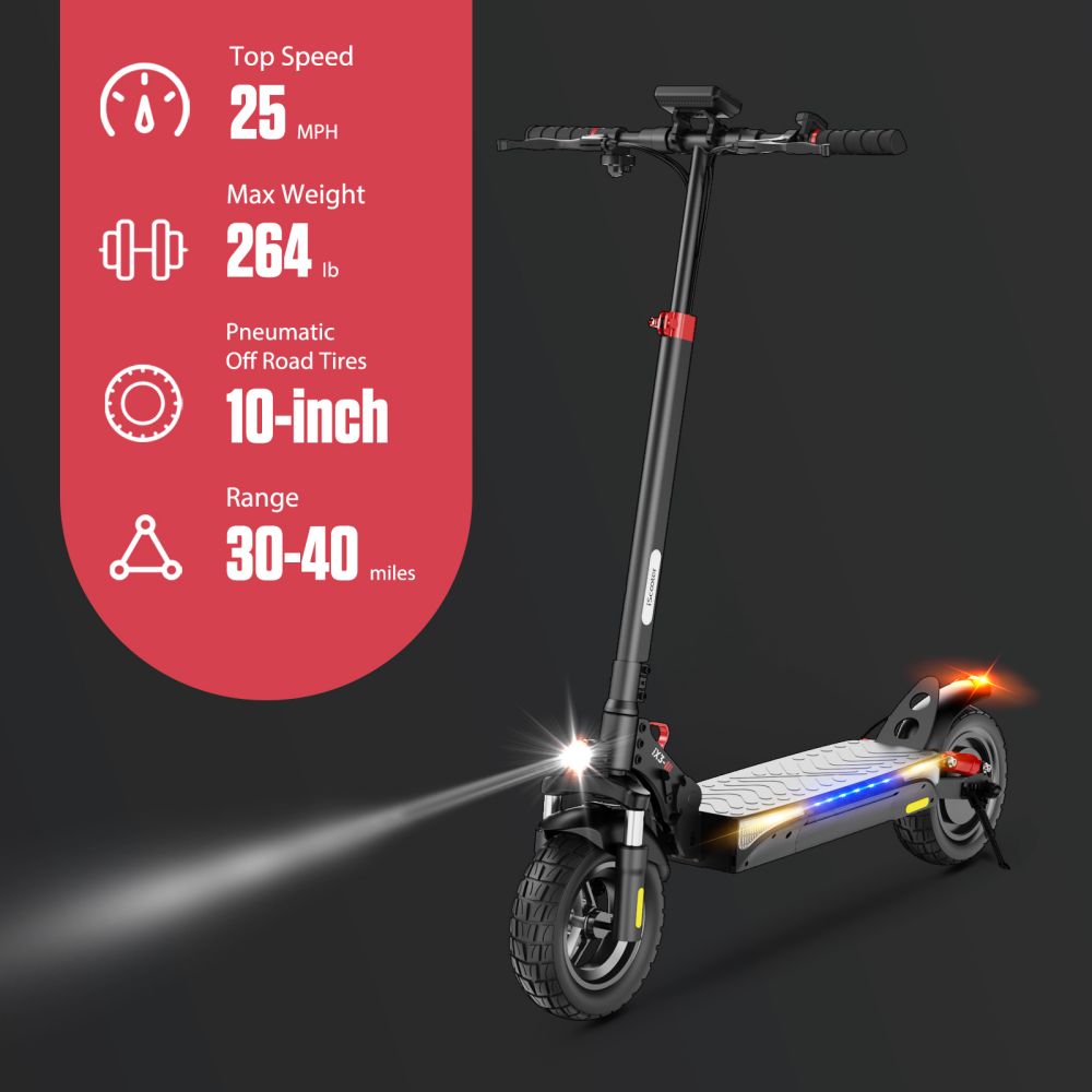 ISCOOTER IX3 10" Trottinette électrique tout-terrain 800W Moteur 48V 10Ah Batterie