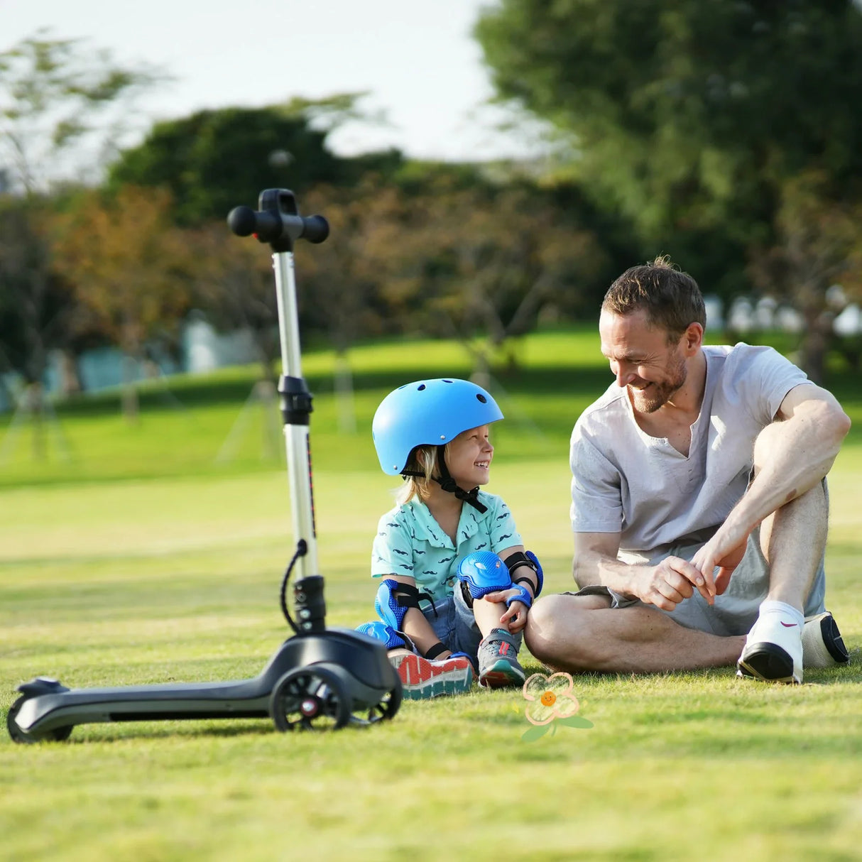 ISCOOTER IK2 Trottinette électrique à 3 roues pour enfants 70W Moteur 18V 2Ah Batterie