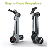 ISCOOTER IK2 Trottinette électrique à 3 roues pour enfants 70W Moteur 18V 2Ah Batterie