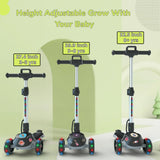 ISCOOTER IK2 Trottinette électrique à 3 roues pour enfants 70W Moteur 18V 2Ah Batterie