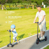 ISCOOTER IK2 Trottinette électrique à 3 roues pour enfants 70W Moteur 18V 2Ah Batterie