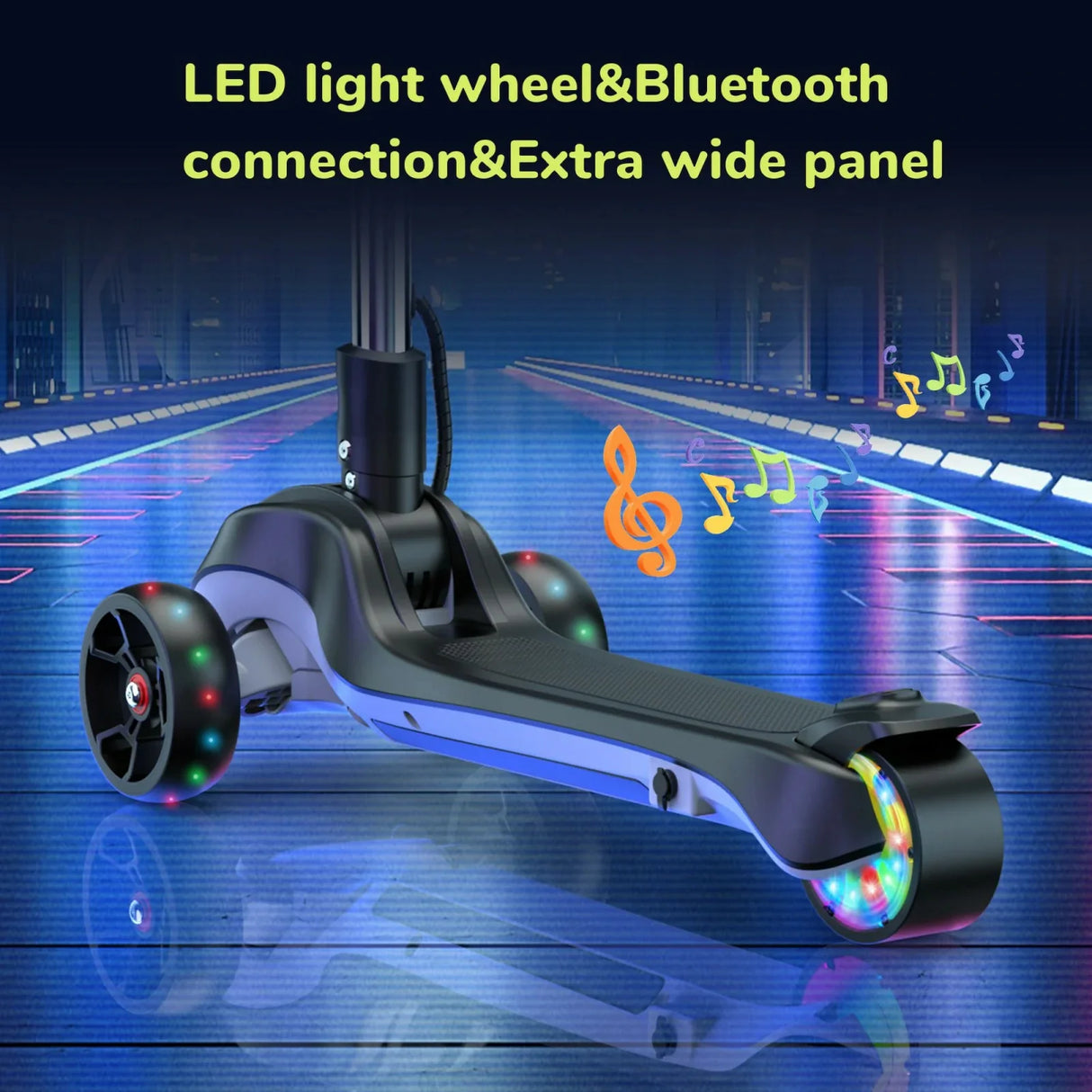 ISCOOTER IK2 Trottinette électrique à 3 roues pour enfants 70W Moteur 18V 2Ah Batterie