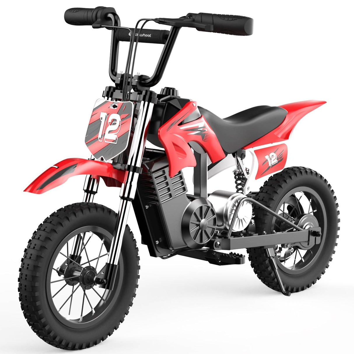 ISINWHEEL A12 12" Moto électrique tout-terrain pour enfants 350W Moteur 36V 5,2Ah Batterie