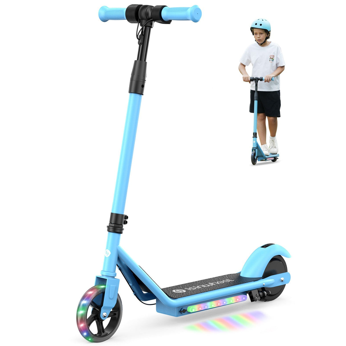 ISINWHEEL S2 5" Trottinette électrique pliable pour enfants Moteur 150W Batterie 18V 2.6Ah