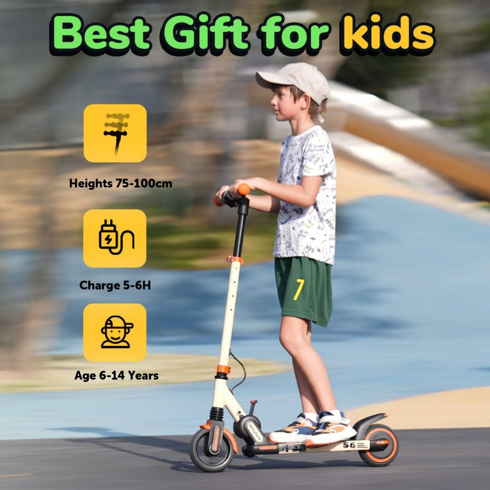 ISINWHEEL S6 6,5" trottinette électrique pliable pour enfants 150W Moteur 21,6V 5Ah Batterie