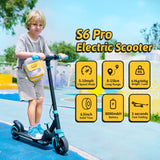 ISINWHEEL S6 Pro 6,5" Trottinette électrique pliable pour enfants 150W Moteur 21.6V 5Ah Batterie