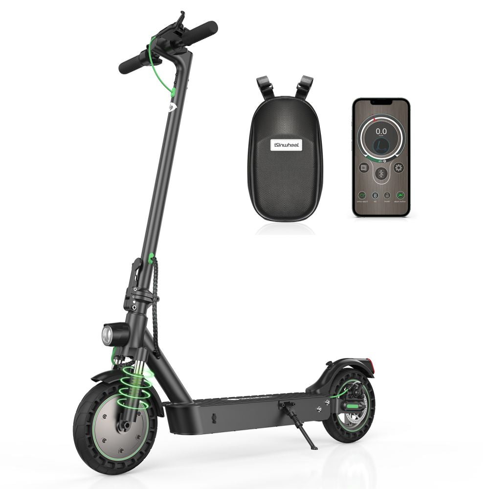 ISINWHEEL S9 Max Trottinette électrique pliable pour déplacements quotidiens, moteur 500 W, batterie 42 V 10 Ah