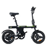 ISINWHEEL U1 14" Vélo électrique pliable avec moteur 500 W et batterie 36 V 7,8 Ah