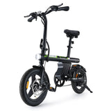 ISINWHEEL U1 14" Vélo électrique pliable avec moteur 500 W et batterie 36 V 7,8 Ah