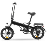 ISINWHEEL U3 16" Vélo électrique pliable avec moteur 500 W et batterie 36 V 7,8 Ah