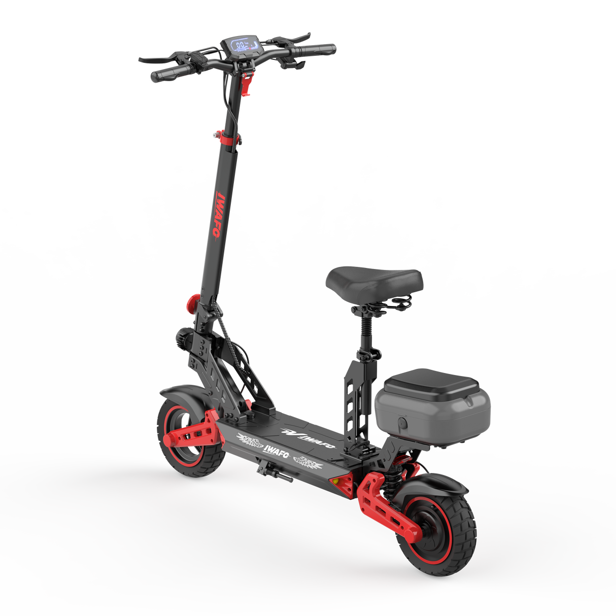 IWAFO IS2 10" Trottinette électrique avec siège 800W Motor 48V 15Ah Batterie
