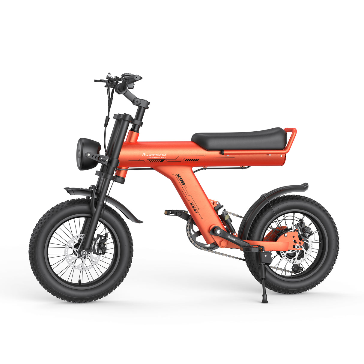 JANSNO X90-Y 16" Vélo électrique tout-terrain 750W Moteur 48V 25Ah Batterie