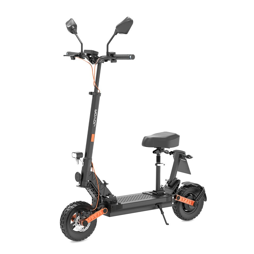 JOYOR S8E 10" Scooter électrique tout-terrain avec siège NFC Moteur 800W Batterie 48V 26Ah (Certificat CEE)