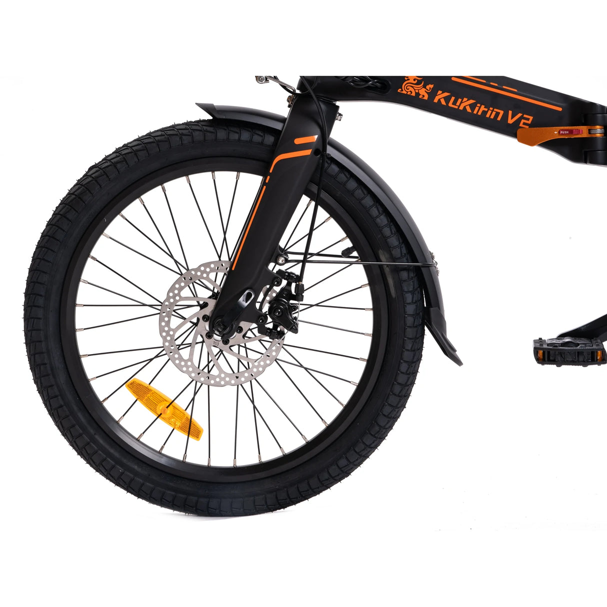 KUKIRIN V2 20" Vélo de ville électrique pliant 250W Moteur 36V 7,5Ah Batterie