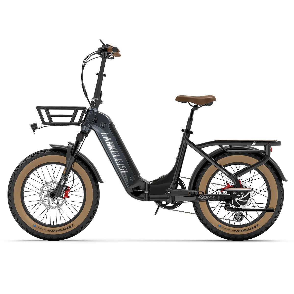 LANKELEISI GOLF-X 20 Step Thru vélo électrique pliable urbain 1000W moteur 48V 20Ah batterie