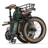 LANKELEISI GOLF-X 20 Step Thru vélo électrique pliable urbain 1000W moteur 48V 20Ah batterie