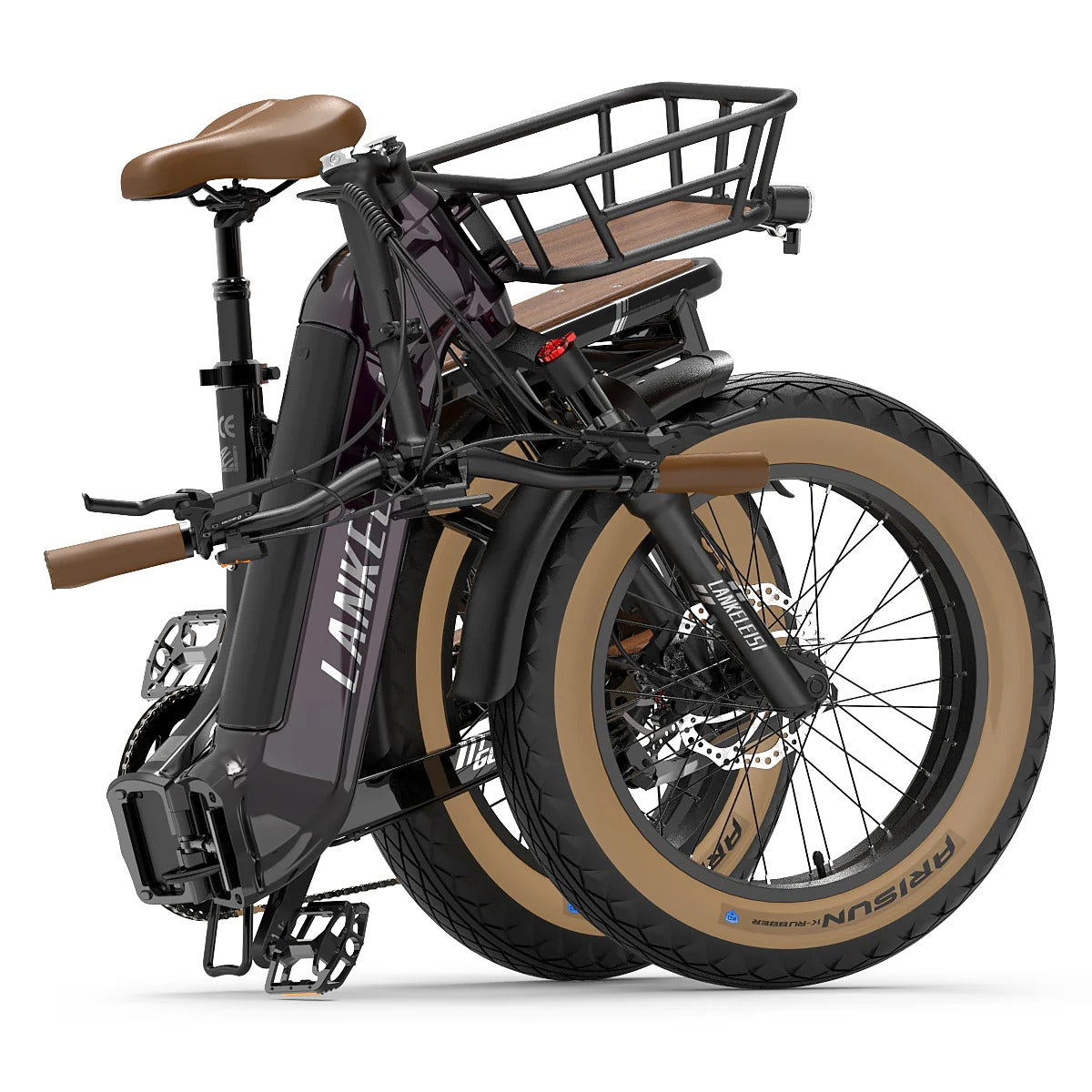 LANKELEISI GOLF-X 20 Step Thru vélo électrique pliable urbain 1000W moteur 48V 20Ah batterie