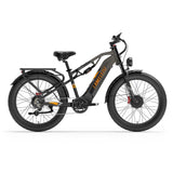 LANKELEISI MG800MAX Vélo électrique tout-terrain 26″ Pneus larges Double moteur 2×1000W Batterie 48V 20Ah