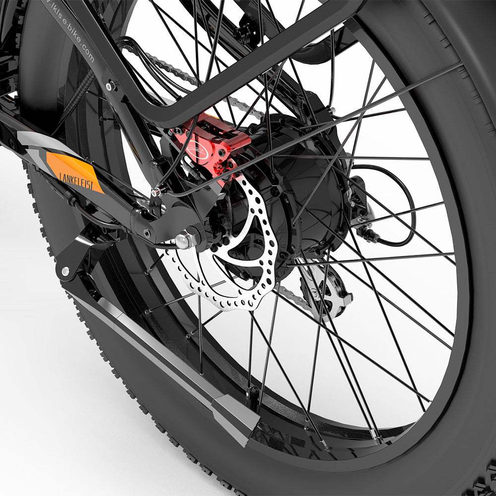 LANKELEISI MG800MAX Vélo électrique tout-terrain 26″ Pneus larges Double moteur 2×1000W Batterie 48V 20Ah