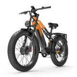 LANKELEISI MG800MAX Vélo électrique tout-terrain 26″ Pneus larges Double moteur 2×1000W Batterie 48V 20Ah
