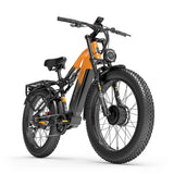LANKELEISI MG800MAX Vélo électrique tout-terrain 26″ Pneus larges Double moteur 2×1000W Batterie 48V 20Ah