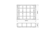 LANKELEISI Wombat-1  Panier de porte-bagages arrière – Exclusivement pour
