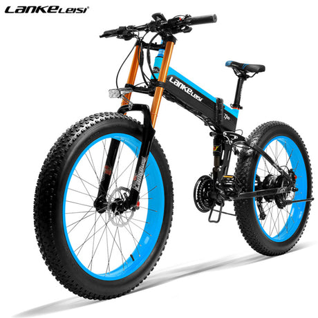 LANKELEISI XT750 PLUS 26" VTT électrique 1000W Moteur 48V 17.5Ah Batterie