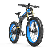 LANKELEISI XT750 PLUS 26" VTT électrique 1000W Moteur 48V 17.5Ah Batterie