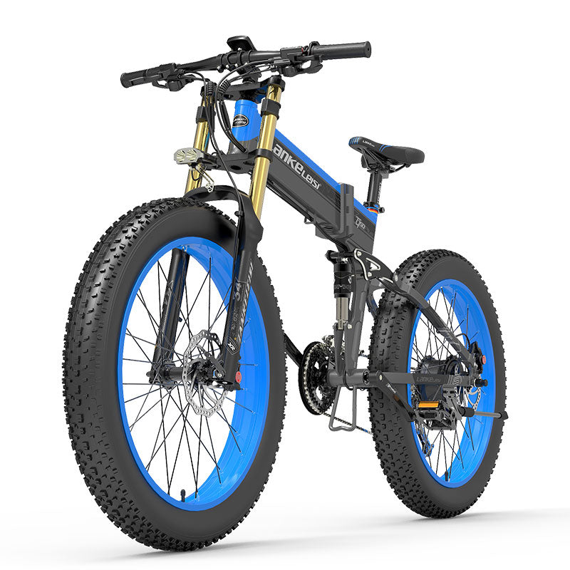LANKELEISI XT750 PLUS 26" VTT électrique 1000W Moteur 48V 17.5Ah Batterie