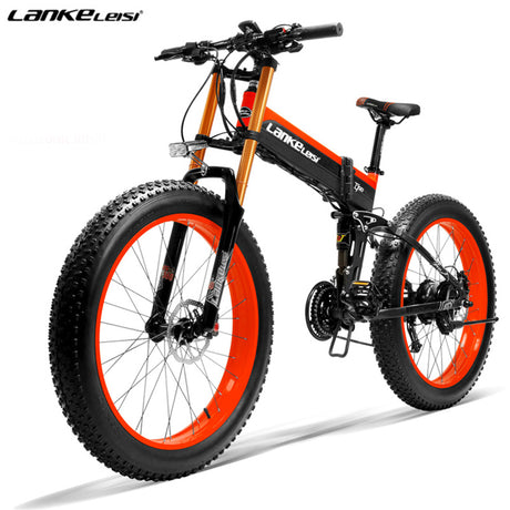 LANKELEISI XT750 PLUS 26" VTT électrique 1000W Moteur 48V 17.5Ah Batterie
