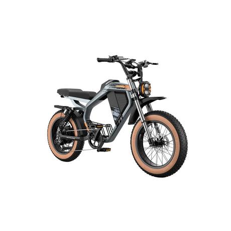 LUCKEEP M5 Max 20" Motocyclette Électrique Tout Terrain 1500W Moteur 52V 20Ah/40Ah Batterie