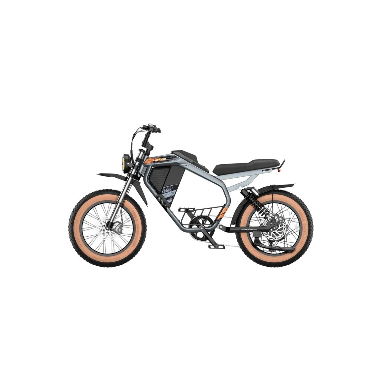 LUCKEEP M5 Max 20" Motocyclette Électrique Tout Terrain 1500W Moteur 52V 20Ah/40Ah Batterie
