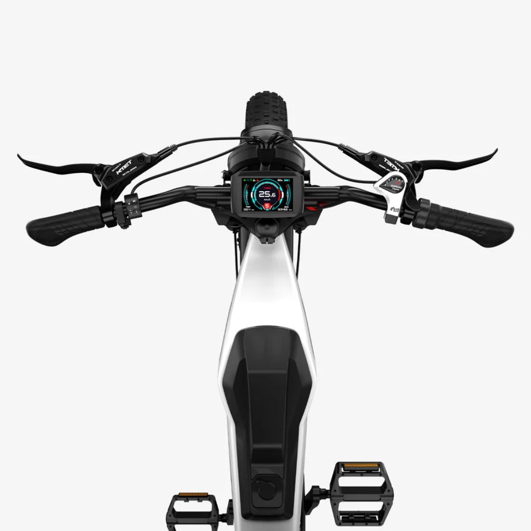 LUCKEEP M5 Ultra 20" Motocyclette Électrique Tout Terrain 1000W*2 Moteurs Doubles 52V 20Ah+20Ah Batterie