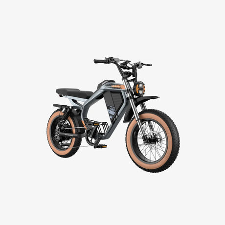 LUCKEEP M5 Max 20" Motocyclette Électrique Tout Terrain 1500W Moteur 52V 20Ah/40Ah Batterie