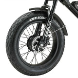 MEELOD DK300 MAX 20" Vélo électrique de style cyclomoteur rétro 1200W de pointe Deux moteurs 48V 20Ah Double Batterie