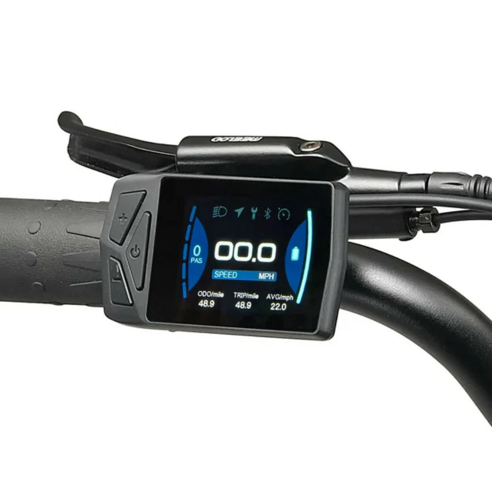 MEELOD DK300 MAX 20" Vélo électrique de style cyclomoteur rétro 1200W de pointe Deux moteurs 48V 20Ah Double Batterie