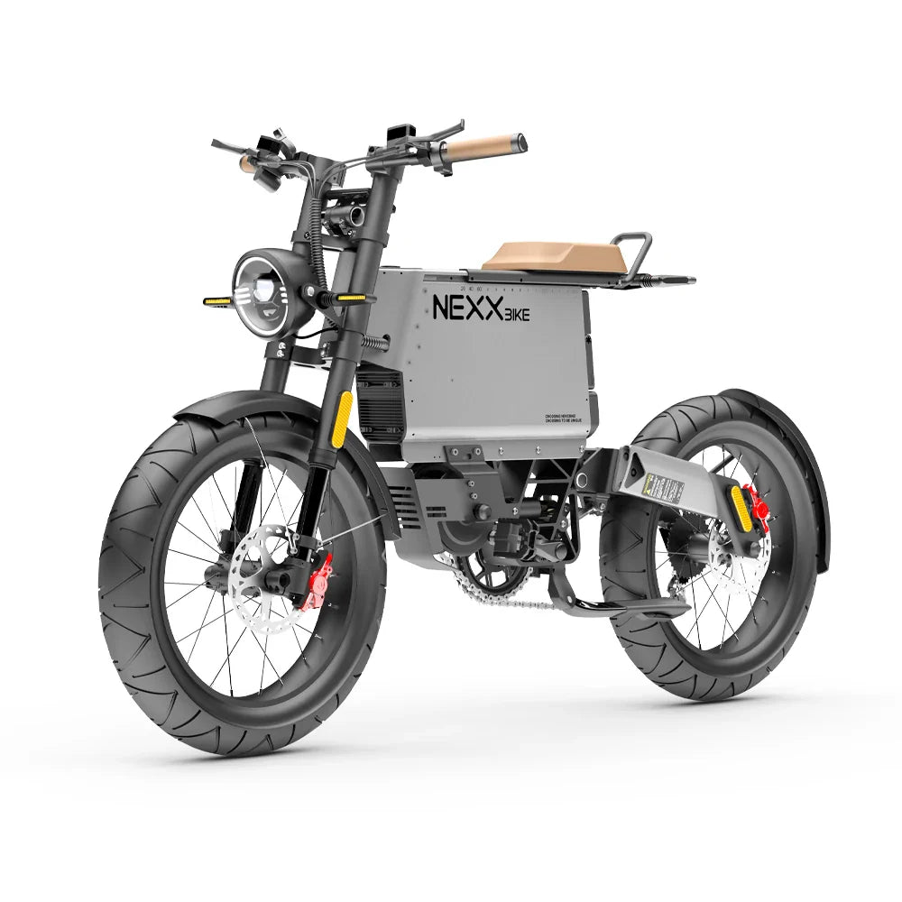 NEXXBIKE X5 Plus 20" Vélo tout-terrain électrique à gros pneus Moteur 1000W Batterie Samsung 48V 25Ah Avec clé NFC