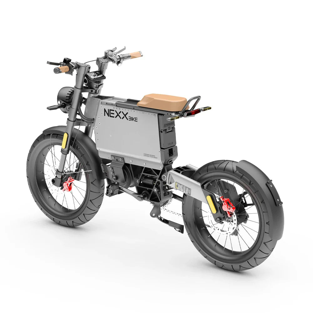 NEXXBIKE X5 Plus 20" Vélo tout-terrain électrique à gros pneus Moteur 1000W Batterie Samsung 48V 25Ah Avec clé NFC