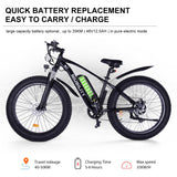 NIUBILITY B26 26" Vélo de montagne électrique Moteur 1000W Batterie 48V 15Ah