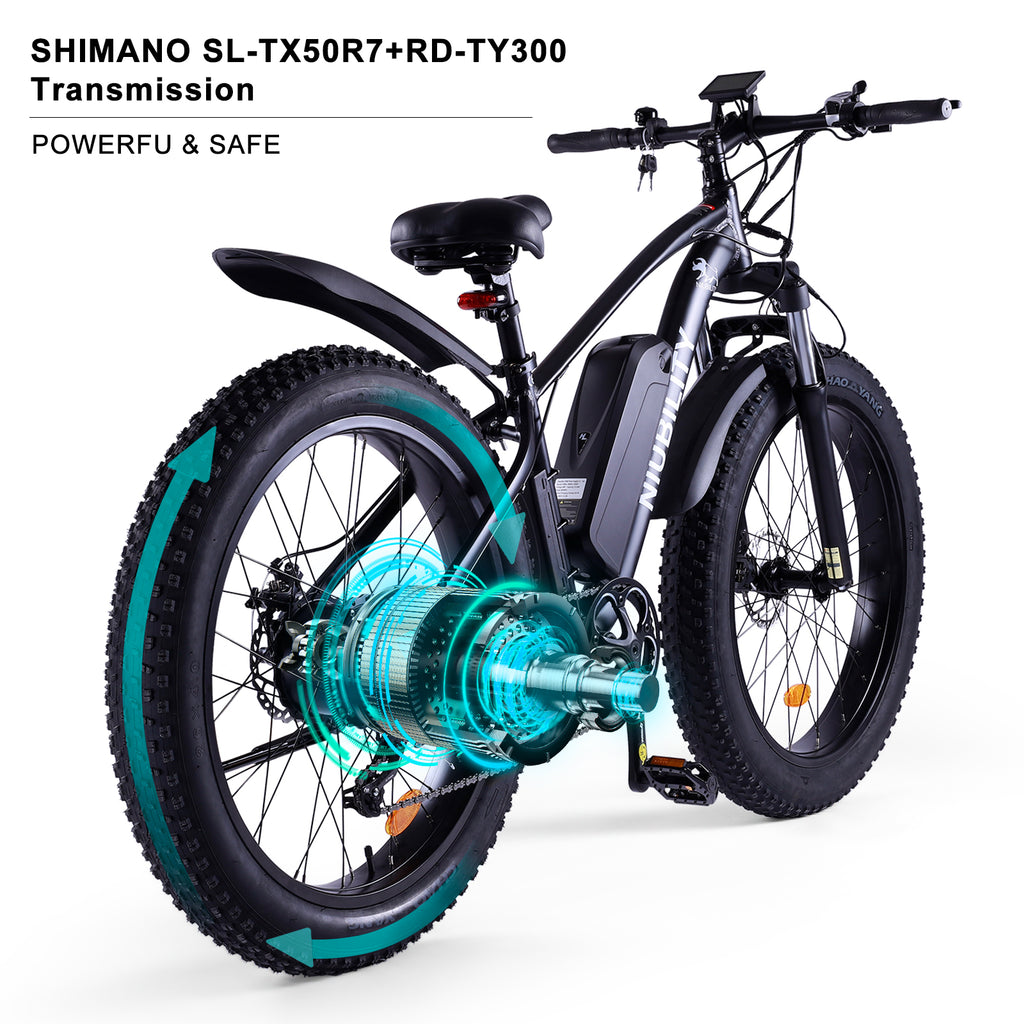 NIUBILITY B26 26" Vélo de montagne électrique Moteur 1000W Batterie 48V 15Ah