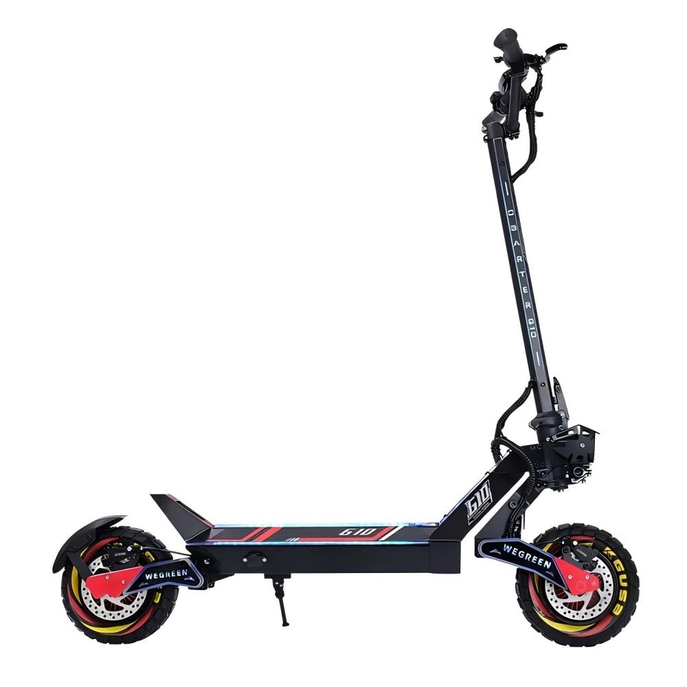 OBARTER G10 10" Trottinette électrique tout-terrain pliable avec activation NFC Moteur double 1200 W x 2 batterie 48 V 20 Ah